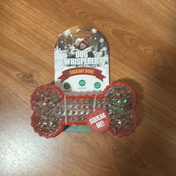 Dog Whisperer ~ Squeaky Bone 6” - Squeaky Dog Toy - Picture 2 of 3